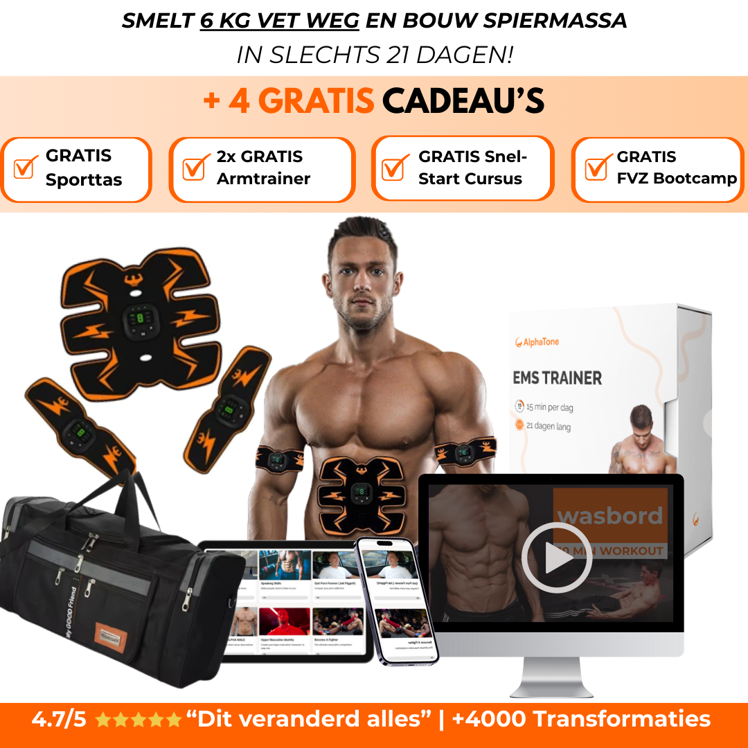 AlphaTone Shred Bundel + 21 Dagen ‘Fit Voor Zomer’ Challenge